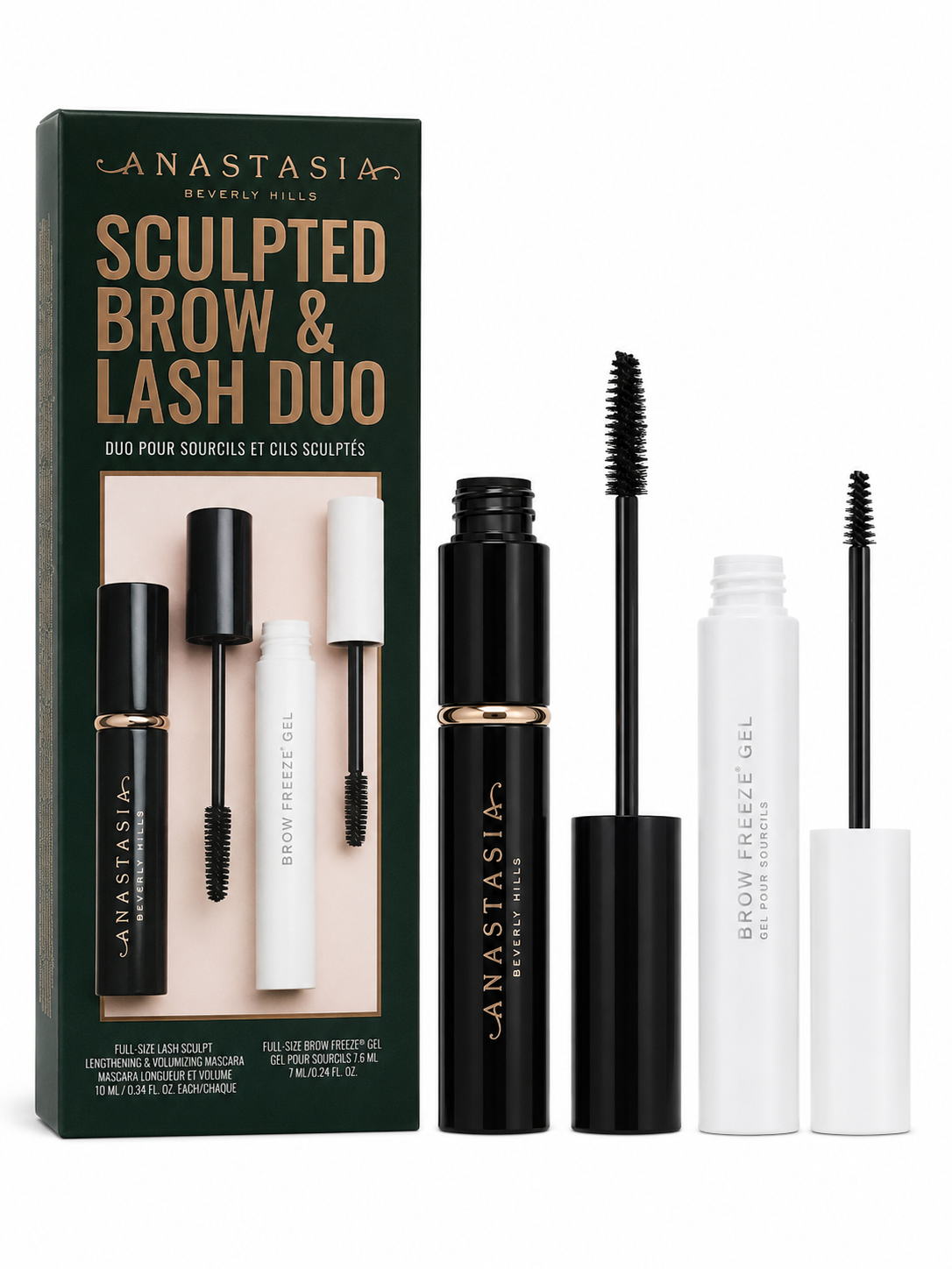 Sculpted Brow & Lash Duo Clear + Black